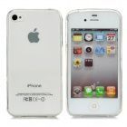 Capa de Silicone protetora de cristal para iPhone 4 - Branco