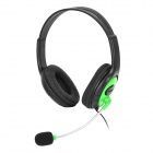 fone de ouvido fone de ouvido para XBOX 360 - Verde + Preto